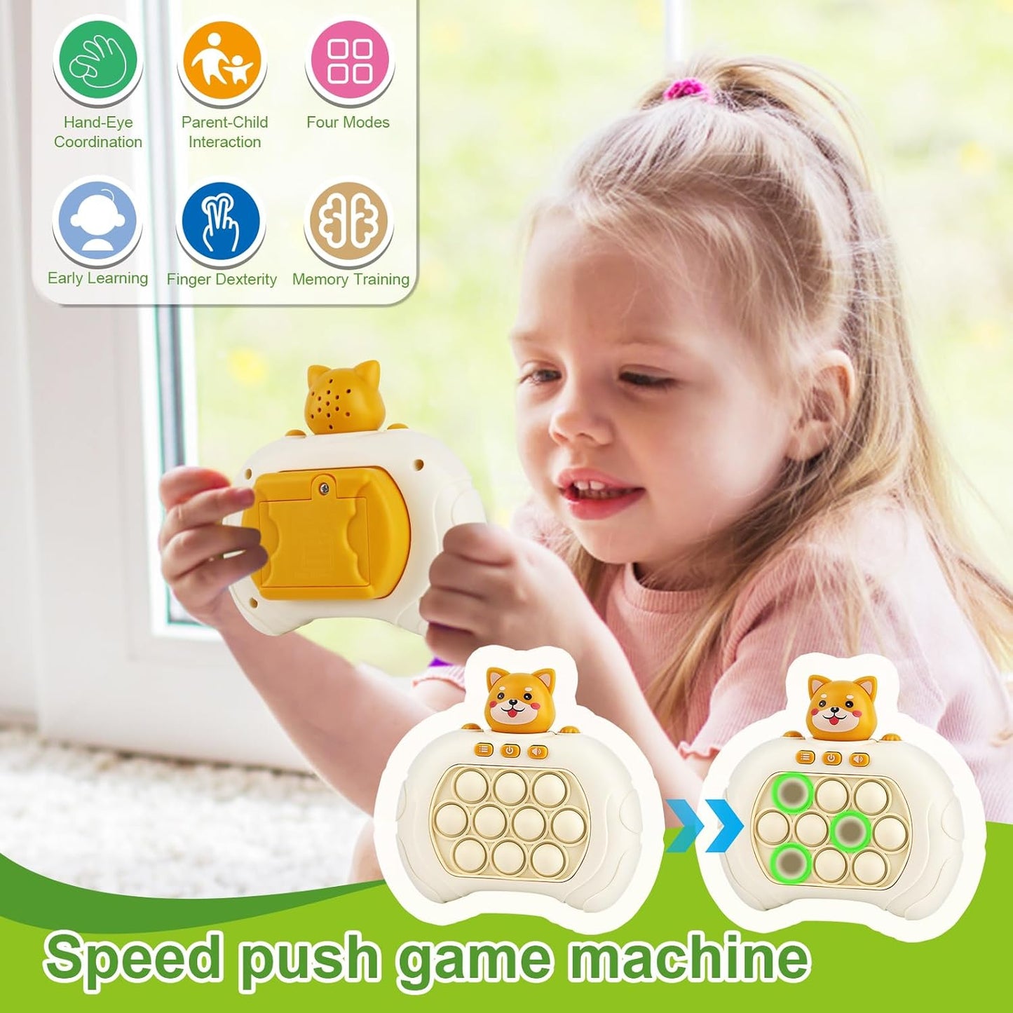 Electronic Popit Game, Speed Push Game