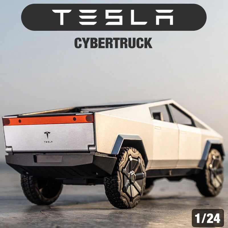 1:24 Scale Tesla Cybertruck Pickup Diecast Model Car