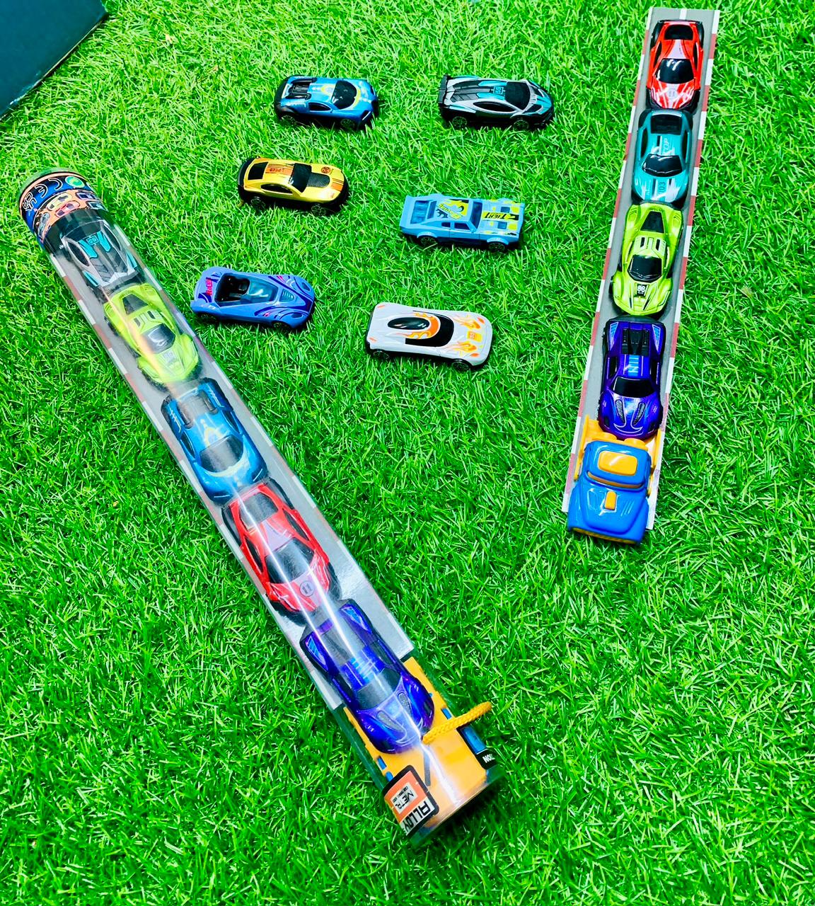 10 Mini Metal Cars With Launcher
