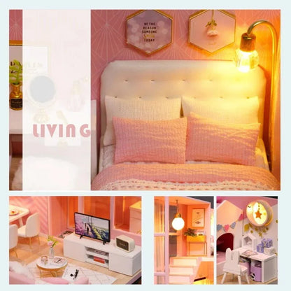 DIY Miniature Dollhouse Furniture Kit - Enchanting Room Box Theatre DIY Miniature Dollhouse Furniture Kit - Enchanting Room Box Theatre