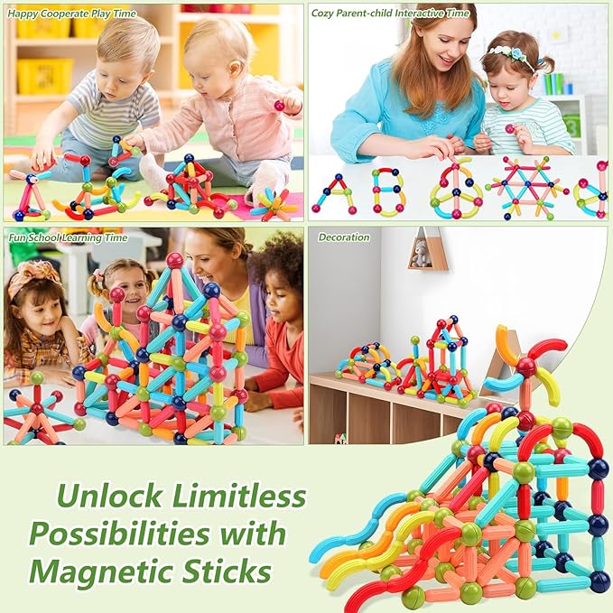 Magnetic Balls & Sticks Building Blocks