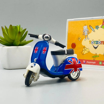 Die-cast Pull Back Vespa Scooter