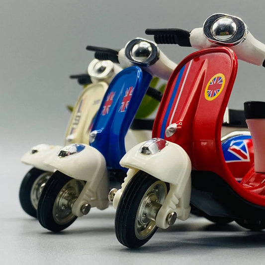 Die-cast Pull Back Vespa Scooter
