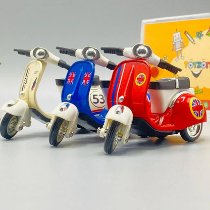 Die-cast Pull Back Vespa Scooter