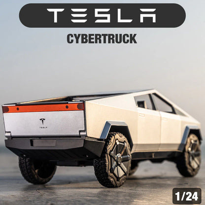 1:24 Scale Tesla Cybertruck Pickup Diecast Model Car