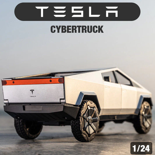 1:24 Scale Tesla Cybertruck Pickup Diecast Model Car