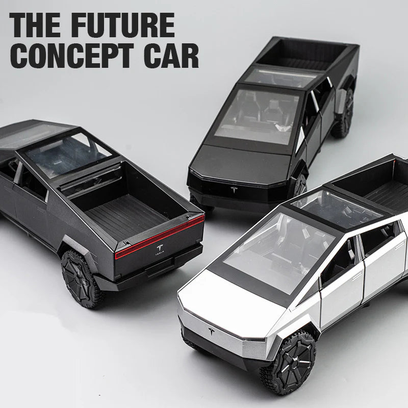 1:24 Scale Tesla Cybertruck Pickup Diecast Model Car