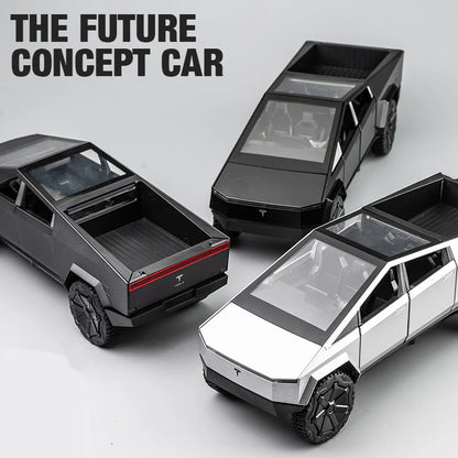 1:24 Scale Tesla Cybertruck Pickup Diecast Model Car