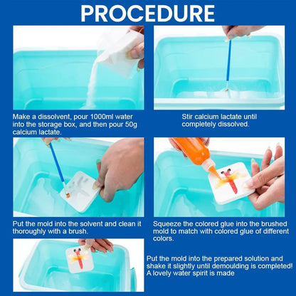 DIY Handmade 3D Creative ELF Water Magic Gell 3Pcs