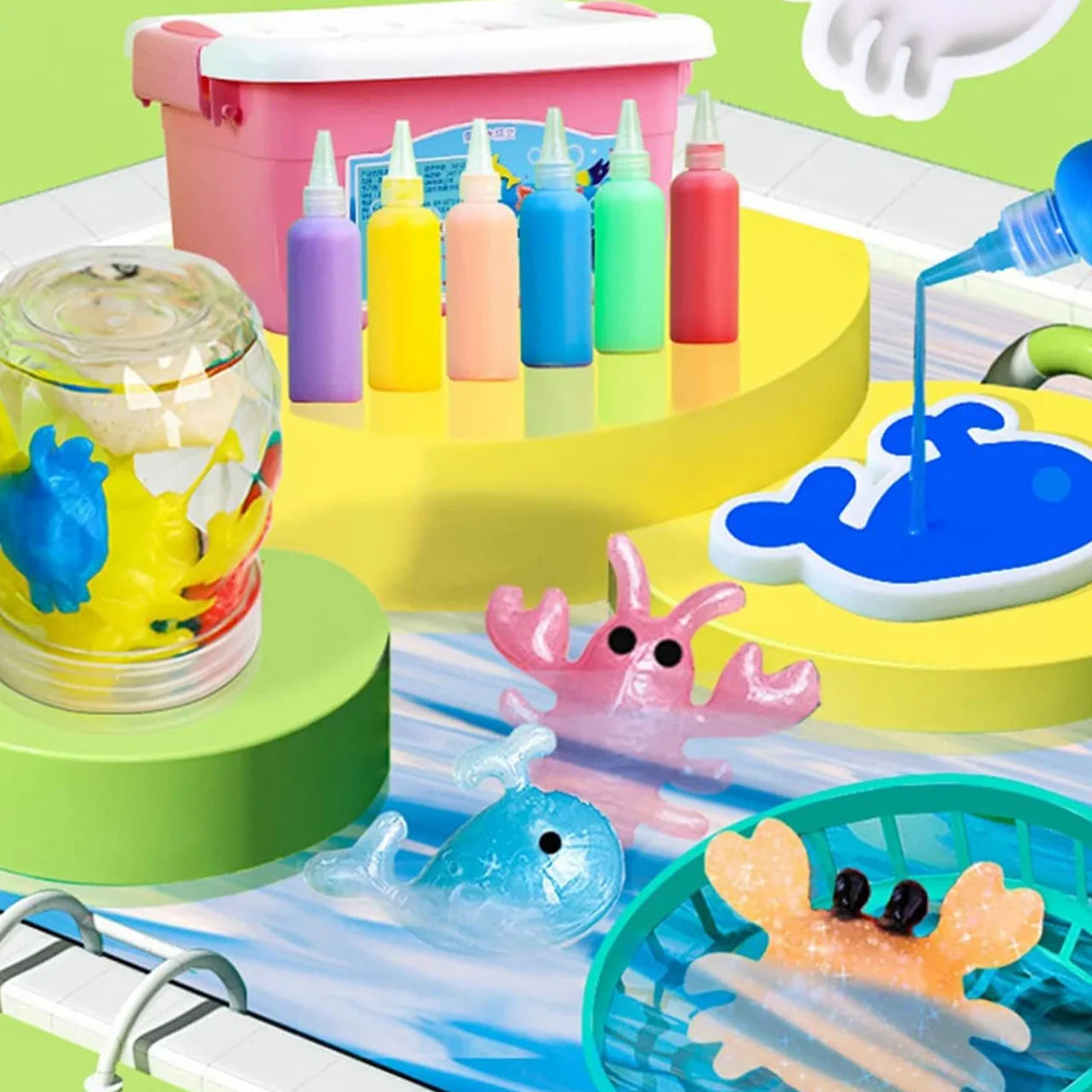 DIY Handmade 3D Creative ELF Water Magic Gell 3Pcs