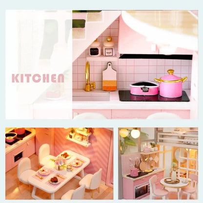 DIY Miniature Dollhouse Furniture Kit - Enchanting Room Box Theatre DIY Miniature Dollhouse Furniture Kit - Enchanting Room Box Theatre